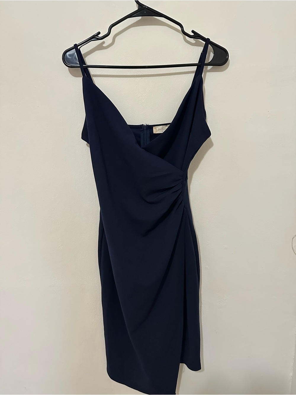 Altar'd State Navy Wrap-Style Midi Dress